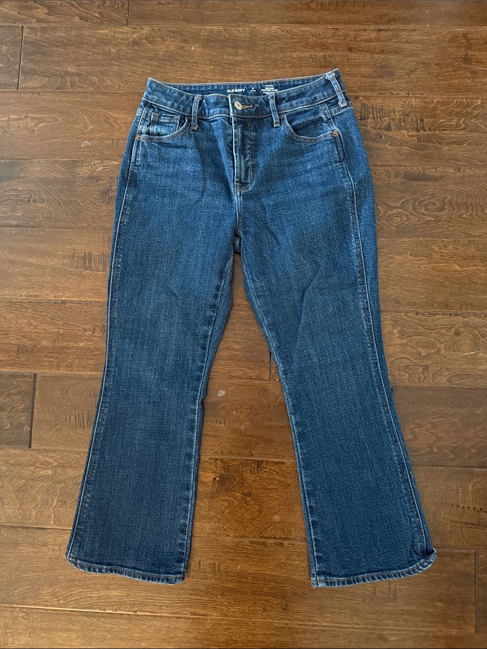 Old Navy Women's Dark Blue Flare Jeans